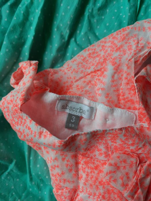 Trzy śliczne sukienki dla dziewczynki rozmiar 62-68