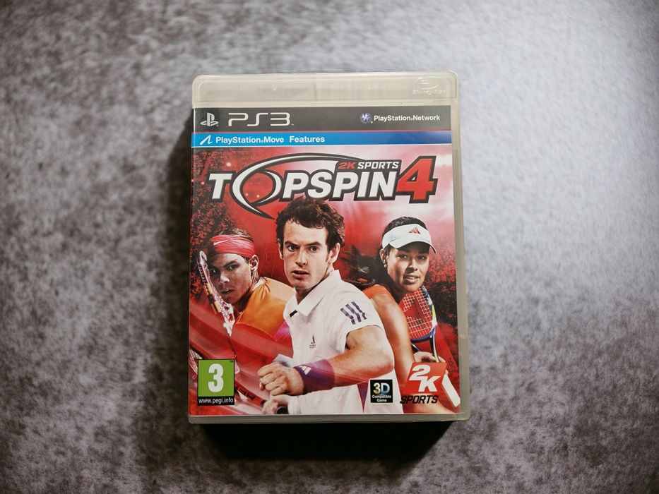 Gra Top Spin na Ps3 move