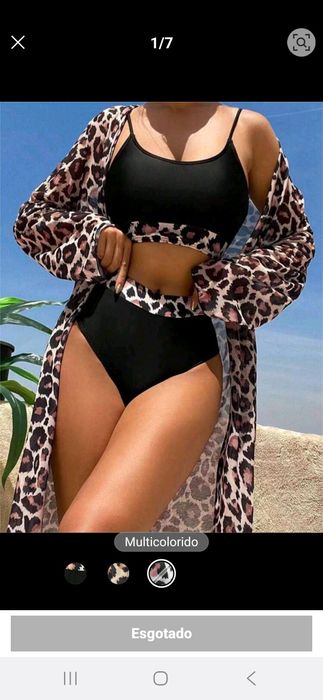 Conjuntos de bikini 3 peças XS, S