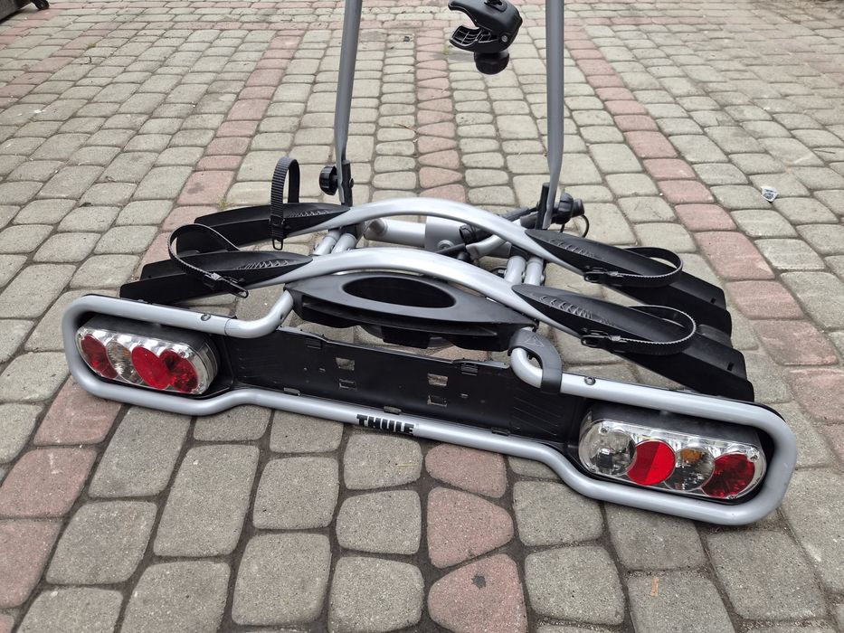Bagażnik rowerowy THULE, uchylny, na 2 rowery, Bagażnik na hak