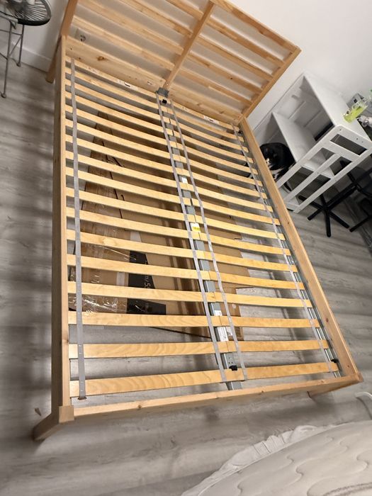 Estrutura cama casal com estrado