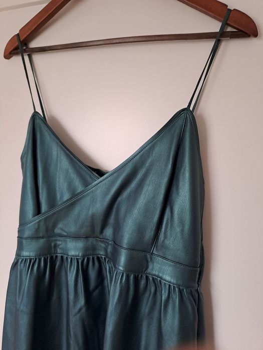 Sukienka z eco skóry Zara M