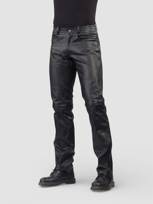 Брюки из натуральной кожи (телячья кожа)