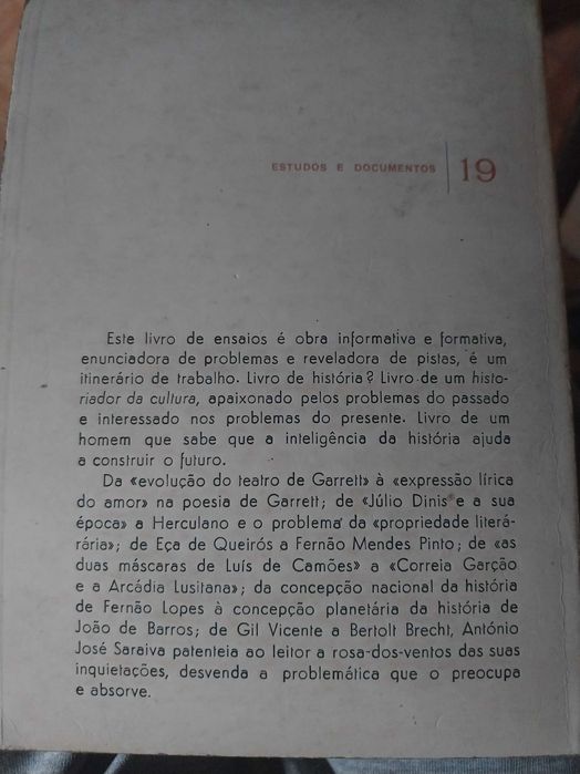 Para a história da cultura em Portugal 2 livros