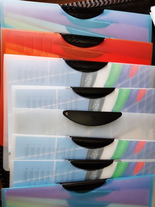 Conjunto de classificadores / capas com clip Colorclip da Leitz