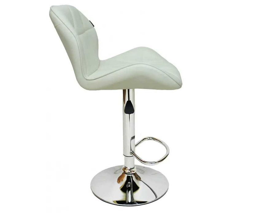 Барний стілець Montana хокер зі спинкою білий / Стул барный белый