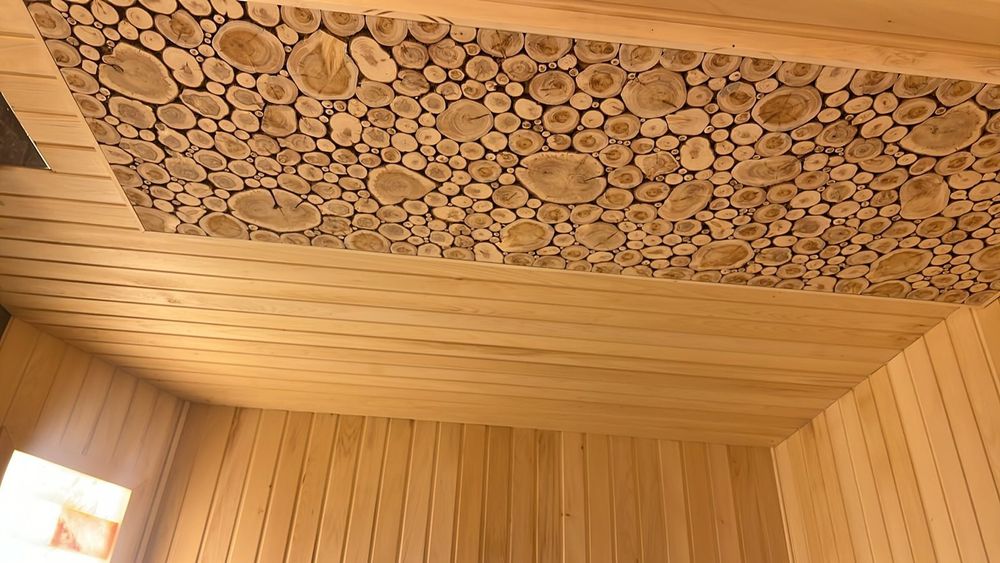 Панно з ялівцю можжевельник панелі декор для бані