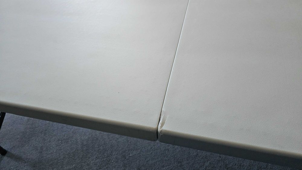 Stół cateringowy biały 240 x 85 cm