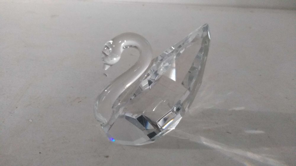 Estatueta de cisne em cristal da Swarovski, NOVA!