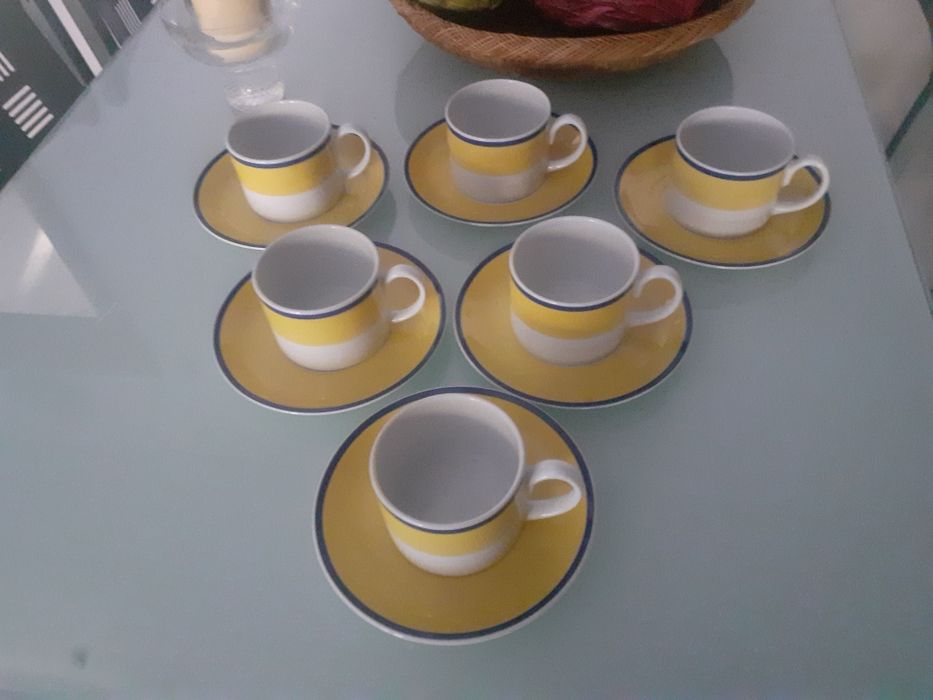 Chavenas de chá da vista alegre