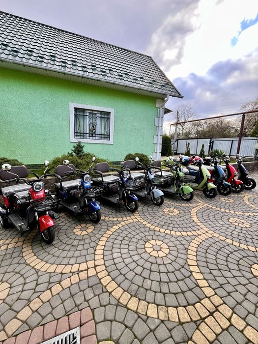 Скутеры та трициклы ELECTRO трьохмісні 1000w faDa ВигідНА ціна n9 finn