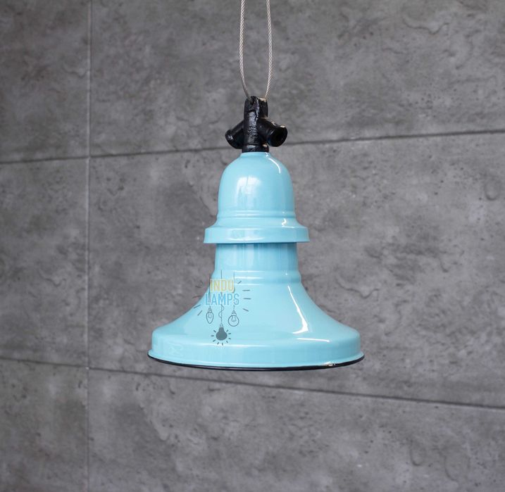 Lampa emaliowana LOFT przemysłowa fabryczna