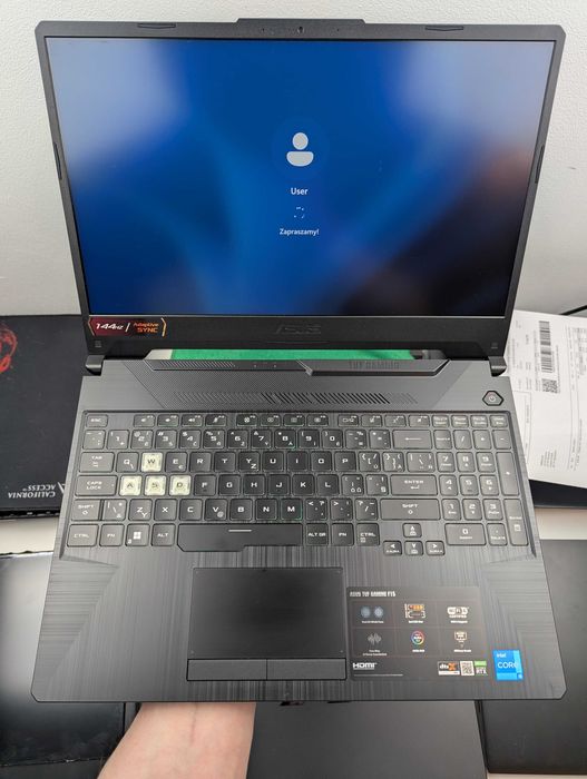 LAPTOP GAMINGOWY Asus TUF F15 RTX 3050 i5-11400H 144 hz
