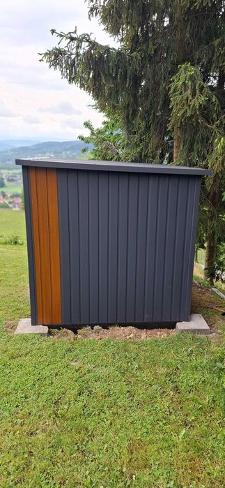 NOWY Domek narzędziowy 2x2 m | Garaż blaszany, szopa ogrodowa, schowek