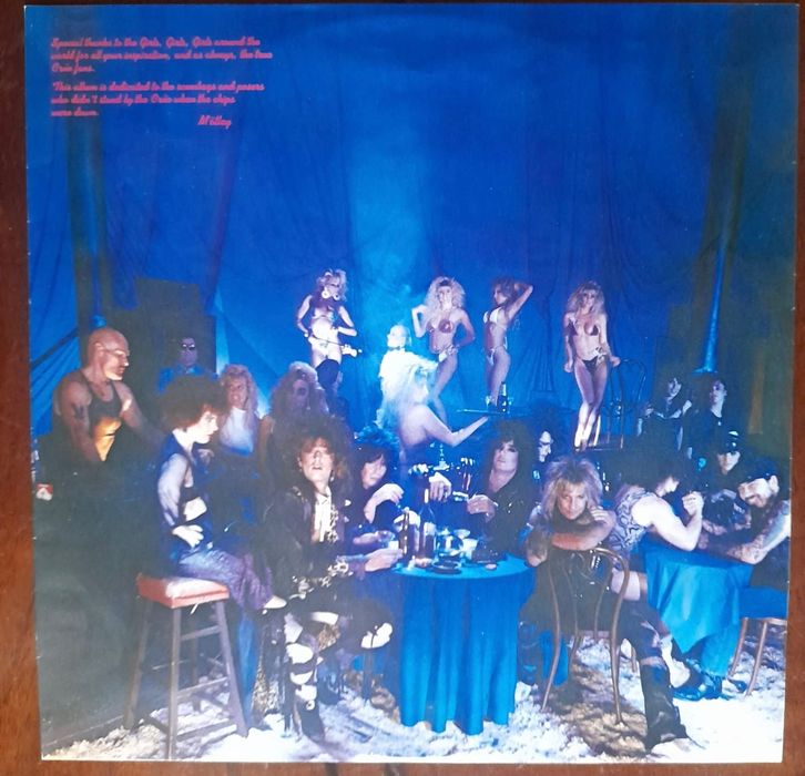 Vinil / Lp - Motley Crue - Álbum Girls Girls Girls de 1987