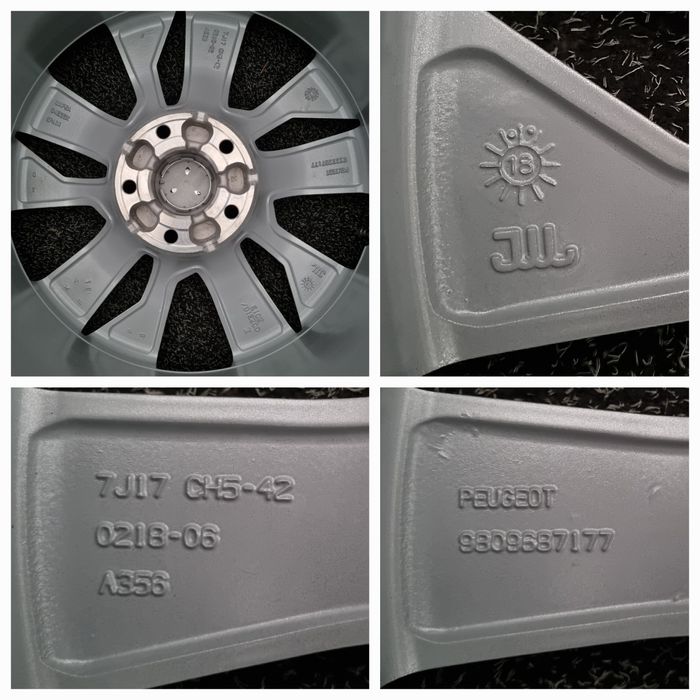 Koła Zimowe Alu 17" Peugeot 3008 II 5008 II 5x108 SuperStan Oryginał