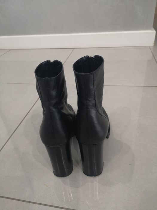 Botki skórzane Zara 36