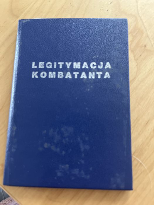 Zbowid legitymacja kombatacka