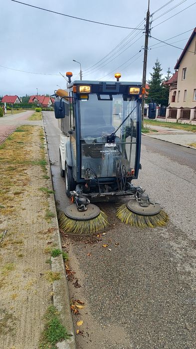 Zamiatarka, zamiatanie ulic, parkingów, chodników, osiedli, sprzątanie
