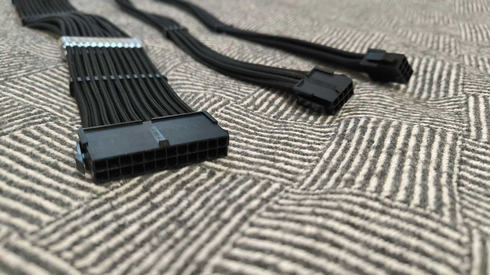 Кастомні кабелі живлення TEUCER 350mm 24pin, 8pin CPU та 8pin GPU