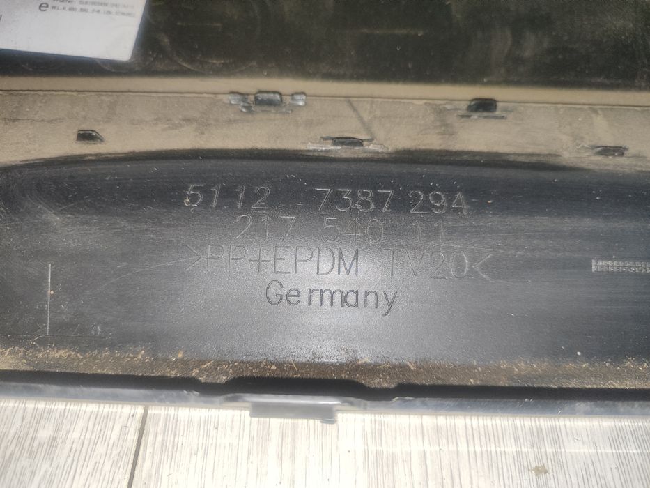 Бампер задний, bmw g30, 51127387294