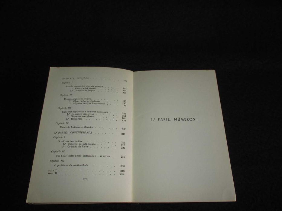 Livro Conceitos Fundamentais da Matemática Bento de Jesus Caraça 1963