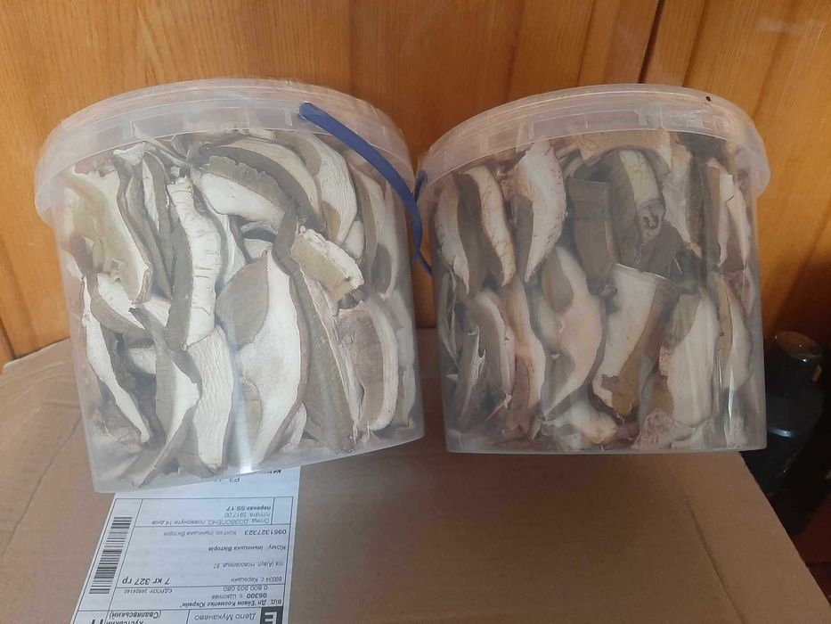 грибы белые без песка Закарпатье гриби білі сушені 3 л банка