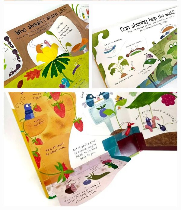 Why should I share? Usborne książeczka z okienkami po angielsku