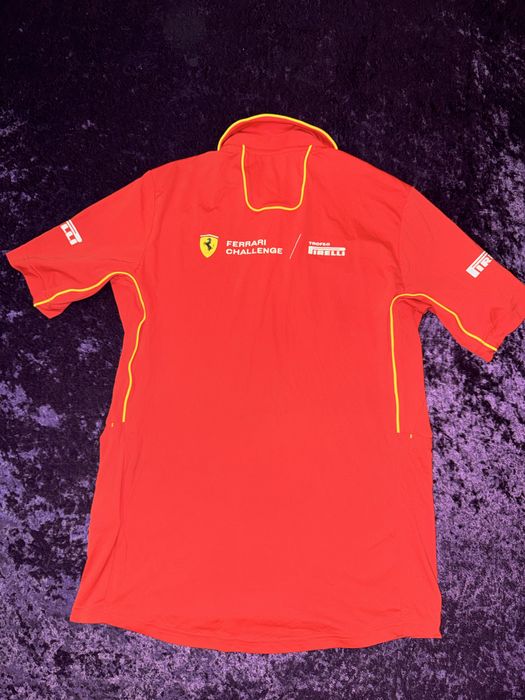 Футболка,поло Ferrari x Puma Corso Pilota / Corse Clienti Technical Staff. Розмір М.
