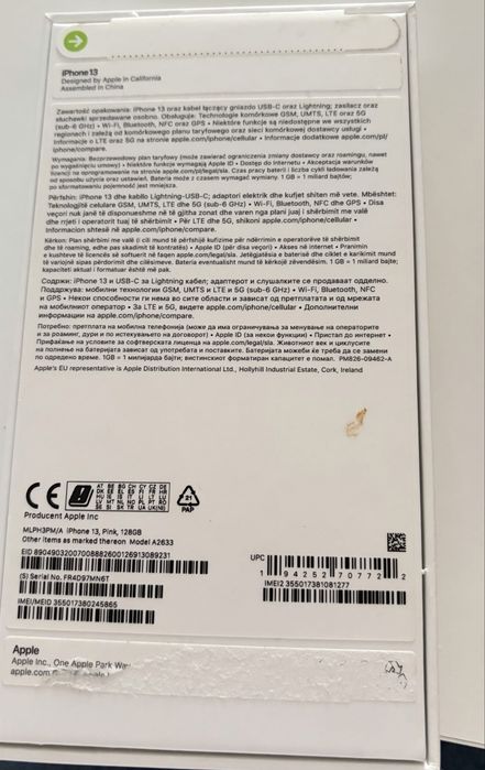 Iphona 13 różowy