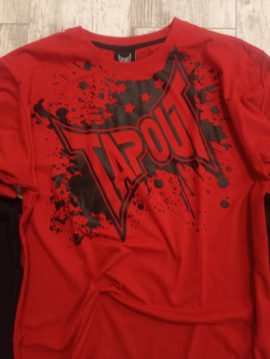 Продам лонгслів Tapout Two lines RED sk8 Y2K