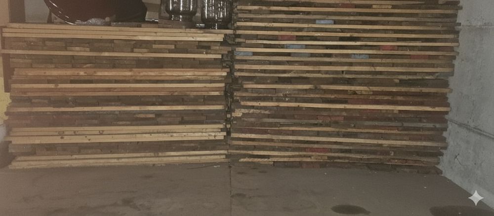 Deski i kantówki z rozbiórki