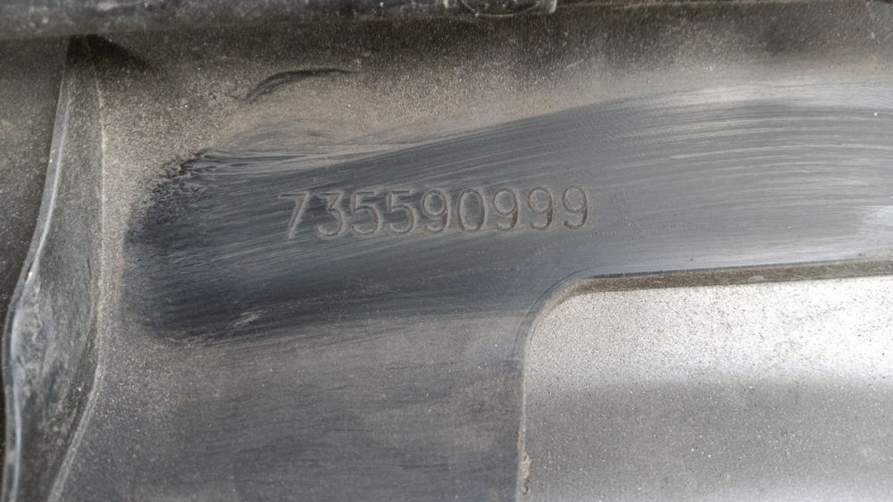 Difusor de parachoques Fiat 500 X de 2018