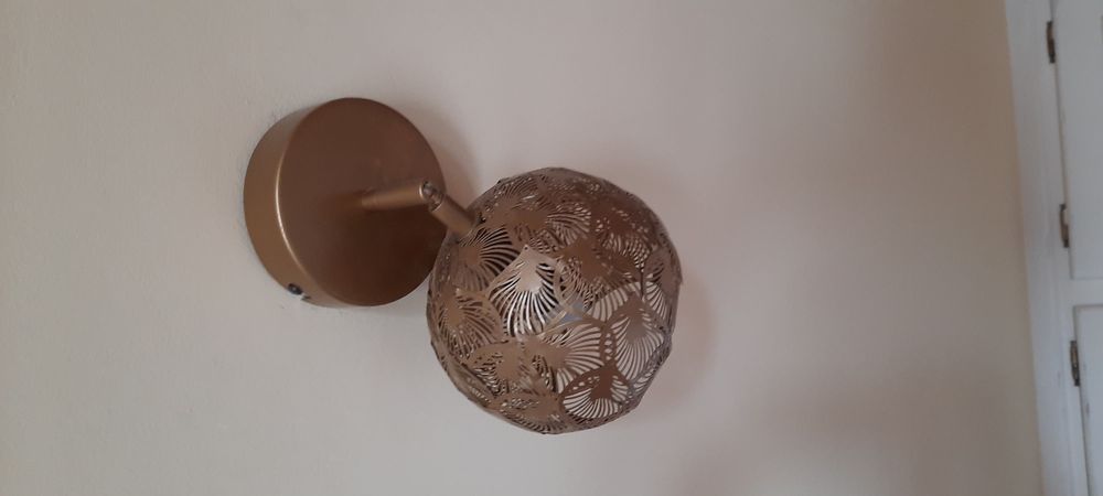 2 candeeiros de parede em latão NOVOS