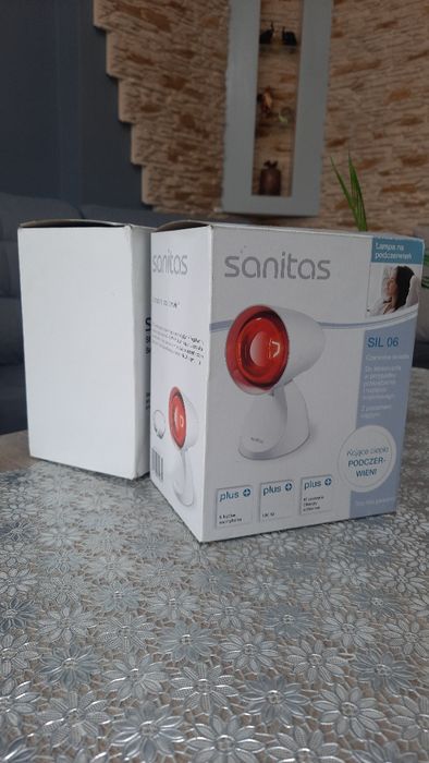 Lampa lecznicza dwie sztuki podczerwień Sanitas SIL 06 100 W