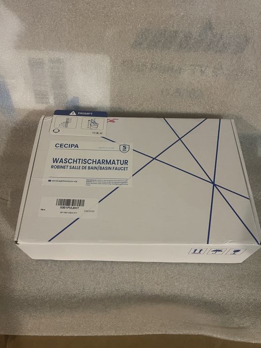 Bateria umywalkowa czarna