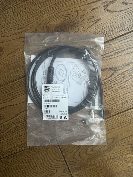 KENSINGTON Przenośna blokada z kluczem N17 Dell