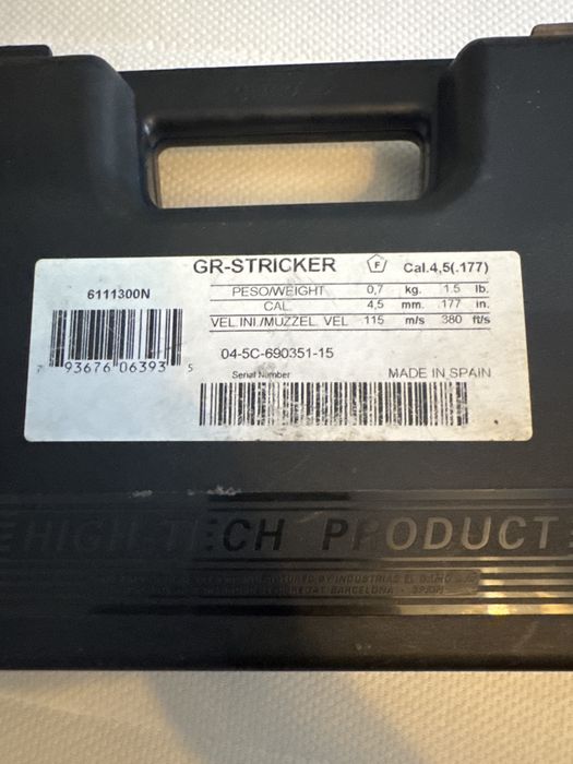 GR STRICKER revolver