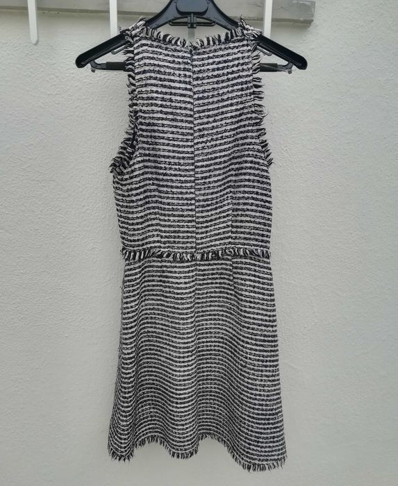 Vestido Riscas Zara XS