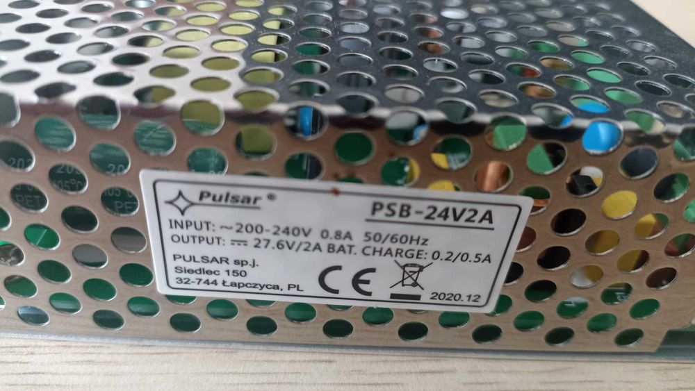 Zasilacz buforowy HPSB-24V2A-B Pulsar impulsowy