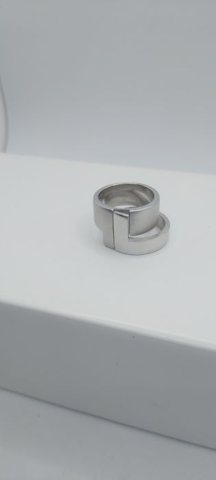 Anel duplo de prata Hot Diamonds