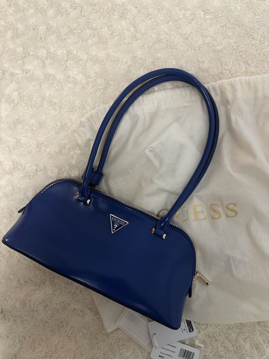 Mala carteira Guess nunca usada azul