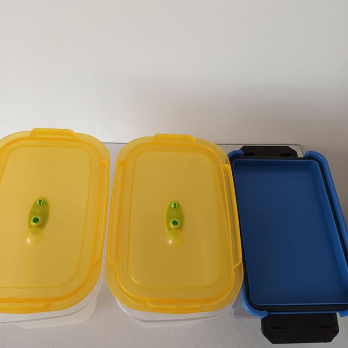 DUŻE Pojemniki na żywność 1.25 l  ZESTAW