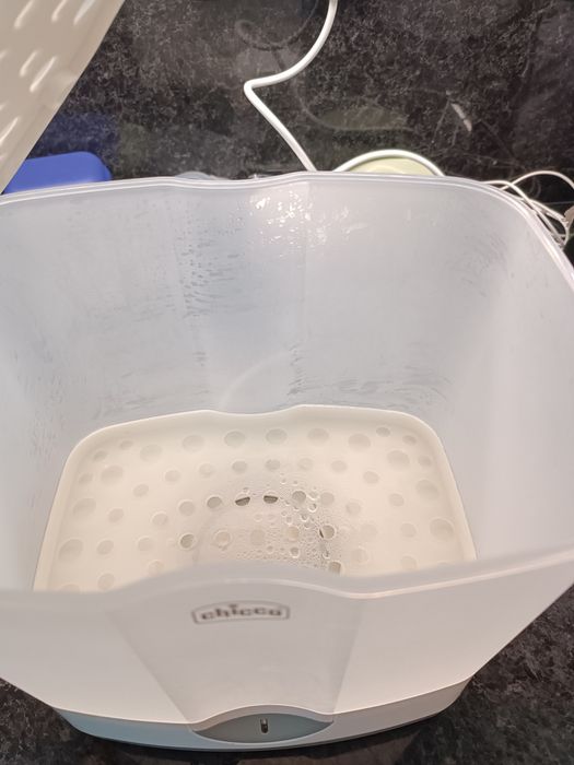 Esterilizador a Vapor Chicco SterilNatural 2 em 1 – Como Novo (com Caixa)