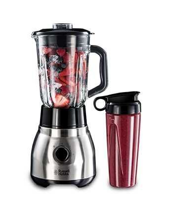 Blender kielichowy szklany Russell Hobbs+ bidon
