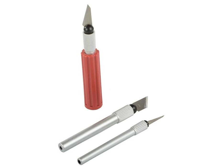 Nóż nożyk modelarski skalpel 13 ostrzy etui zestaw