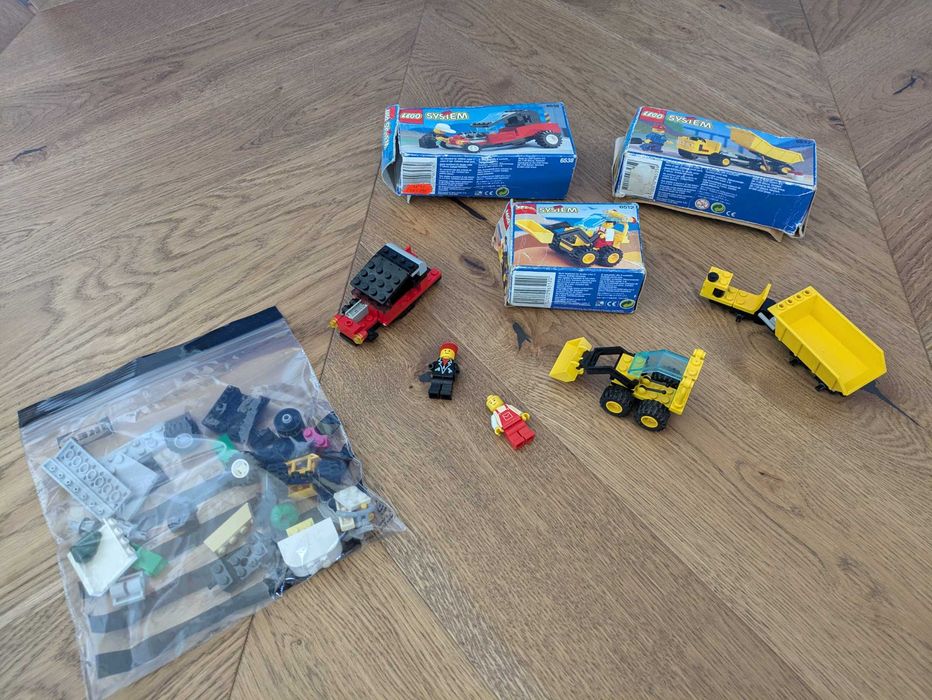 Mix lego i pudełka zestawy Vintage PRL z Pewexu 6538, 6535, 6512