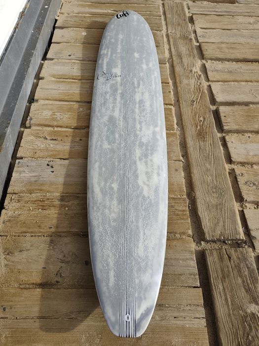 Longboard Lufi Sea Captain 9'1 EPS - White w/ carbon
