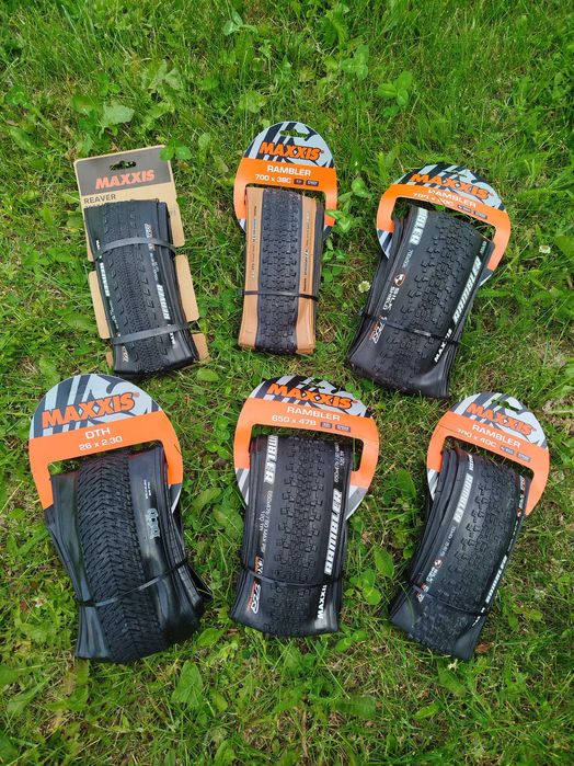 Покрышки Велошины Maxxis Ikon DTH Rekon race Ardent Rambler Pursuer Reaver Grifter  Continental Ruban Schwalbe Hurricane G-One Rocket Ron 26 27.5 29