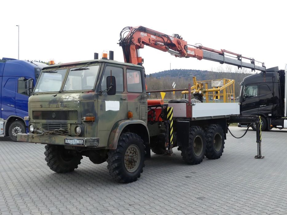 Star 266 / 6x6 /  HDS ATLAS 190.1  12.5 METRA / KOSZ /  KOSZ / HDS / DŹWIG / Zwyżka / Sterowanie radiowe /